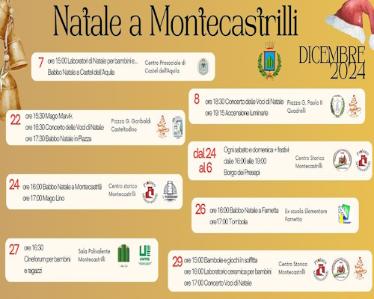 locandina Natale a Montecastrilli - Montecastrilli